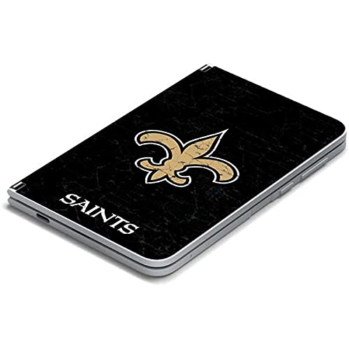 Skinit Tablet Decal Skin Compatible with Surface Duo - Officially Licensed NFL New Orleans Saints Distressed Design