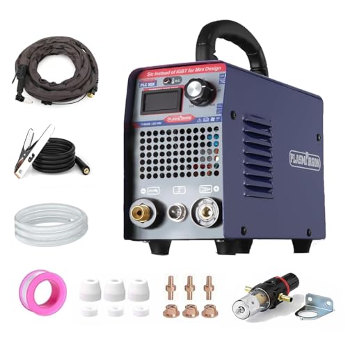 PLASMARGON CUT50 Plasma Cutter Machine,50Amp Dual Voltage 110V/220V IGBT Inverter 1/2 Inch Clean...