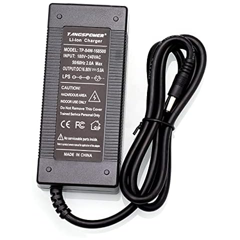 16.8V Charger Output 5A Cordless Tool Replacement Charger for 14.4V 14.8V Screwdriver 4 Series Lithium Battery Pack LED Indicator 5.5 x 2.5 2.1mm Interface Cover