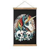 YBEL Perchas magnéticas con diseño de unicornio, para decoración de pared, para colgar en la sala de estar