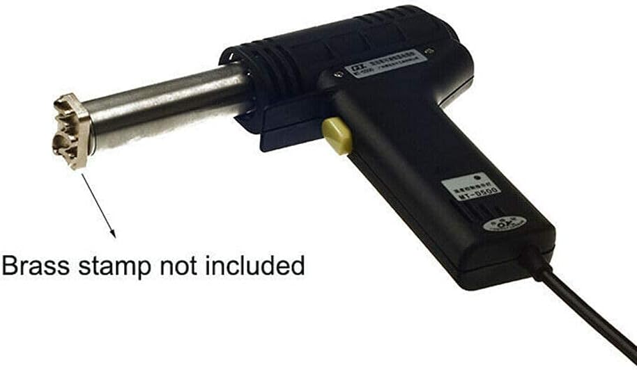 RANZHIX Manual Hot Foil Stamping Machine with text 'Brass stamp not included'