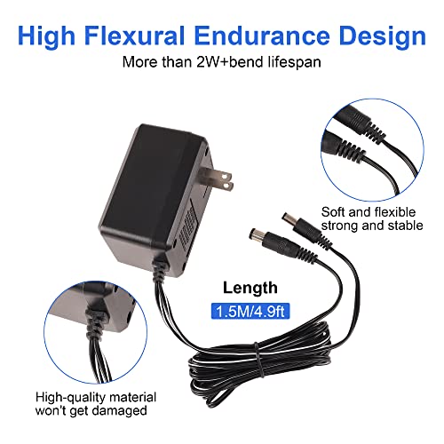 Snes Power Cord, Nes Power Cord, Ac Power Supply Compatible With Super Nintendo/Snes/Nes/Genesis1 #TOP3