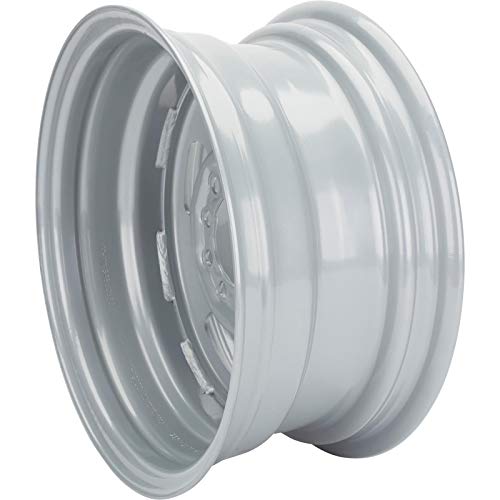 Speedway Motors 15x7 GM Rally Steel Wheels, Silver Painted Finish, Dual 5x4.5 and 5x4.75 Bolt Patterns for RWD Vehicles, Durable 15-Inch Pair for Classic GM Muscle Car Applications