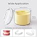 Denture Case, Denture Bath Cup with Brush, Denture Container Cups for Soaking Dentures, Retainers, Mouth Guard Storage Case, Denture Cleaning Holder Box - Yellow