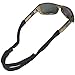 Chums No Tail Adjustable Retainer ? Unisex Continuous Cotton Eyeglass Keeper (Black)