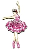 Ballerina Dancer Ballet Dance Applique Embroidered Applique Iron-on Patch S-1501