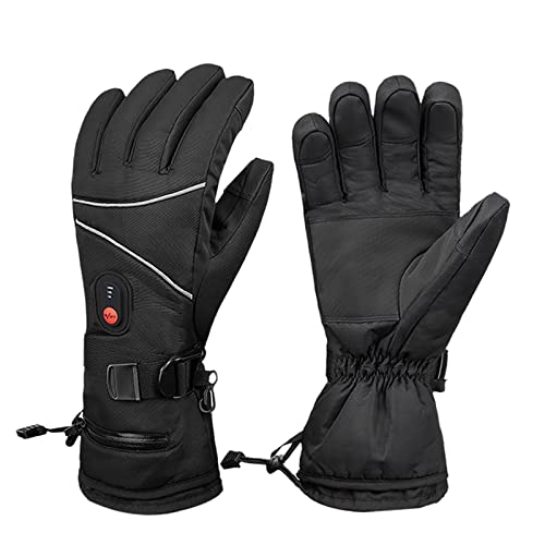 Gants chauffants rechargeables électriques et étanches pour écran tactile en hiver