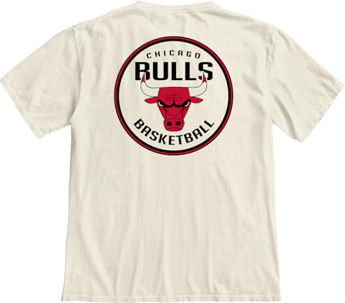 Image of Blue 84 NBA Unisex-Adult NBA Officially Licensed T-Shirt Ringspun Front /Back Ivory