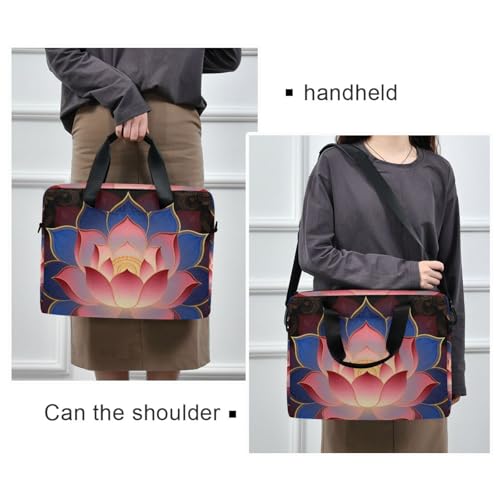 Funda portátil con asa y correa para laptop 15.6 pulgadas miniatura 2