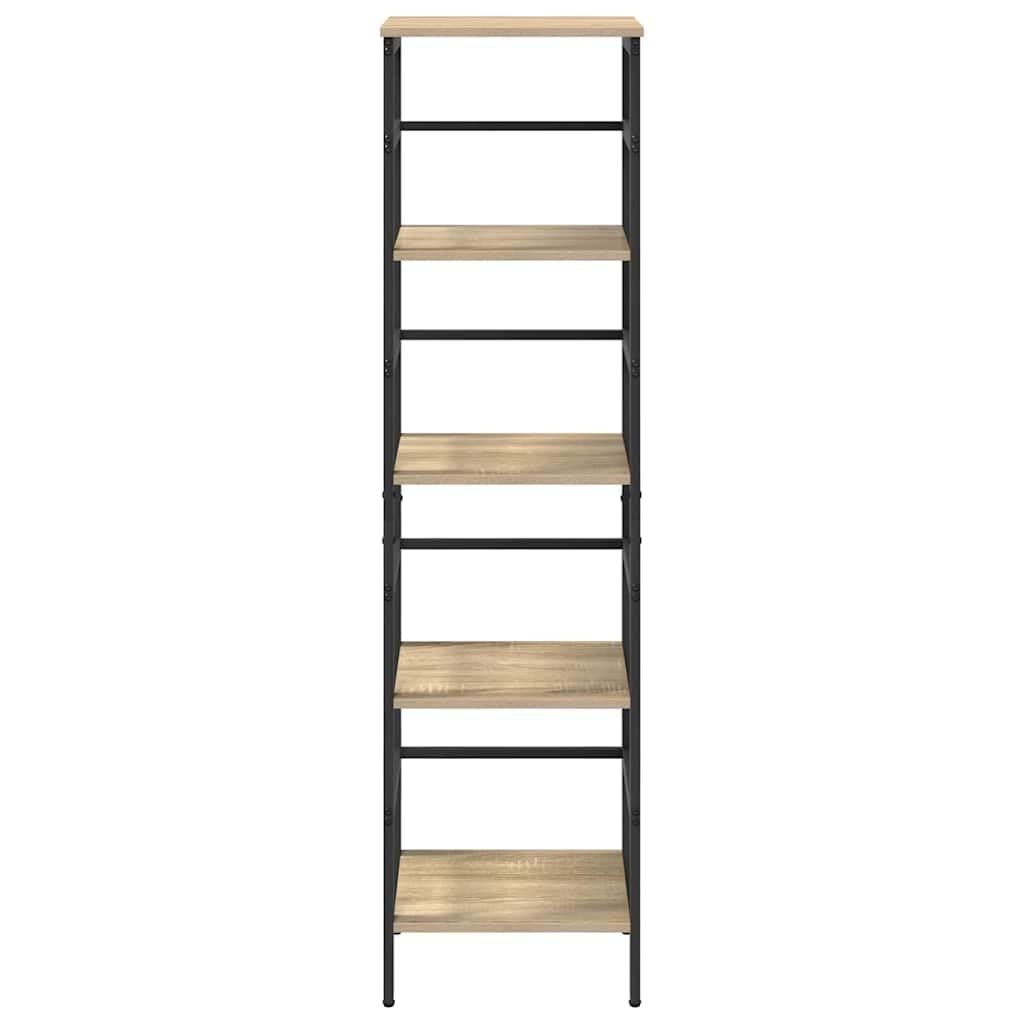 Libreria a 4 livelli, 40 x 29,5 x 149 cm