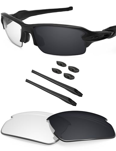 Image of BLAZERBUCK Replacement Lenses & Sock Kit for Oakley Flak 2.0 OO9295 Sunglasses