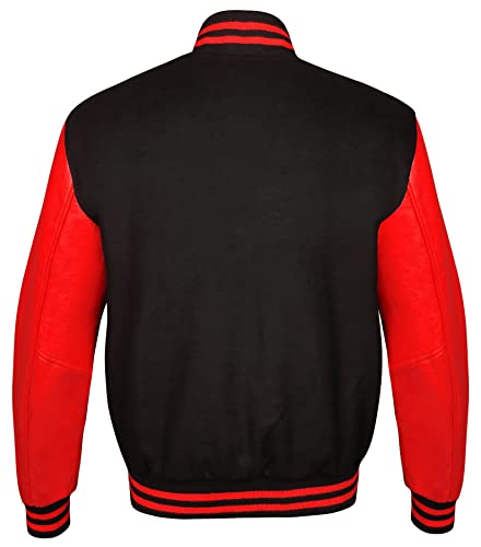 Image of Brutul Bee Original Leather Varsity Letterman Jackets Wool & Leather Original American Style Varsity Jackets