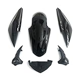 Motorbike Frame Fairings for Yamaha FZ6 FZ6N FZ6S 2004-2006 Motorcycle Side Panels Instrument Shell Front Half of Front Fender Fairing Replacement Upgrade Accessories