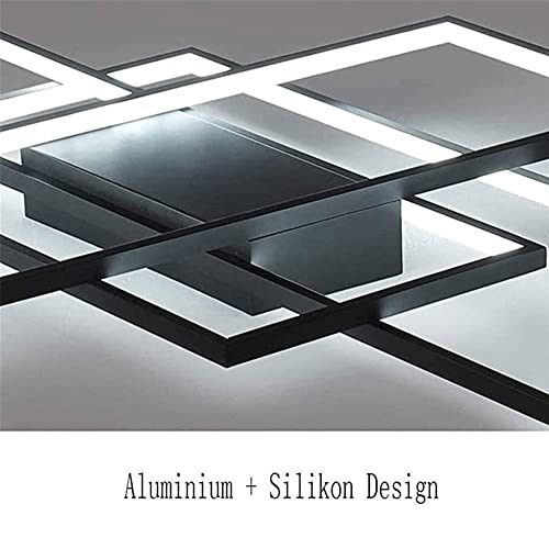 Plafonnier LED dimmable pour éviter l'éblouissement, lustre moderne salon