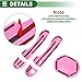 Motoforti Exterior Door Handle Cover Set, Decoration Trim for Jeep Renegade 2015-2021, ABS, Pink, 1 Set