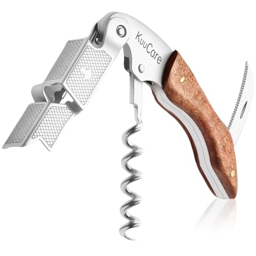 Wine Opener Waiter Corkscrew, Premium 420 Stainless Steel Wine Bottle