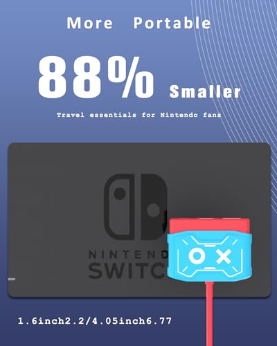 Purbhe Switch Dock For Nintendo Switch,Portable Switch Dock Replacement For Nintendo Switch Dock,Hdmi Tv Adapter,Switch Travel Dock,Nintendo Switch Accessories thumb #2