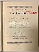 John Henry Ingram's Poe Collection at the University of Virginia B00260WY1K Book Cover