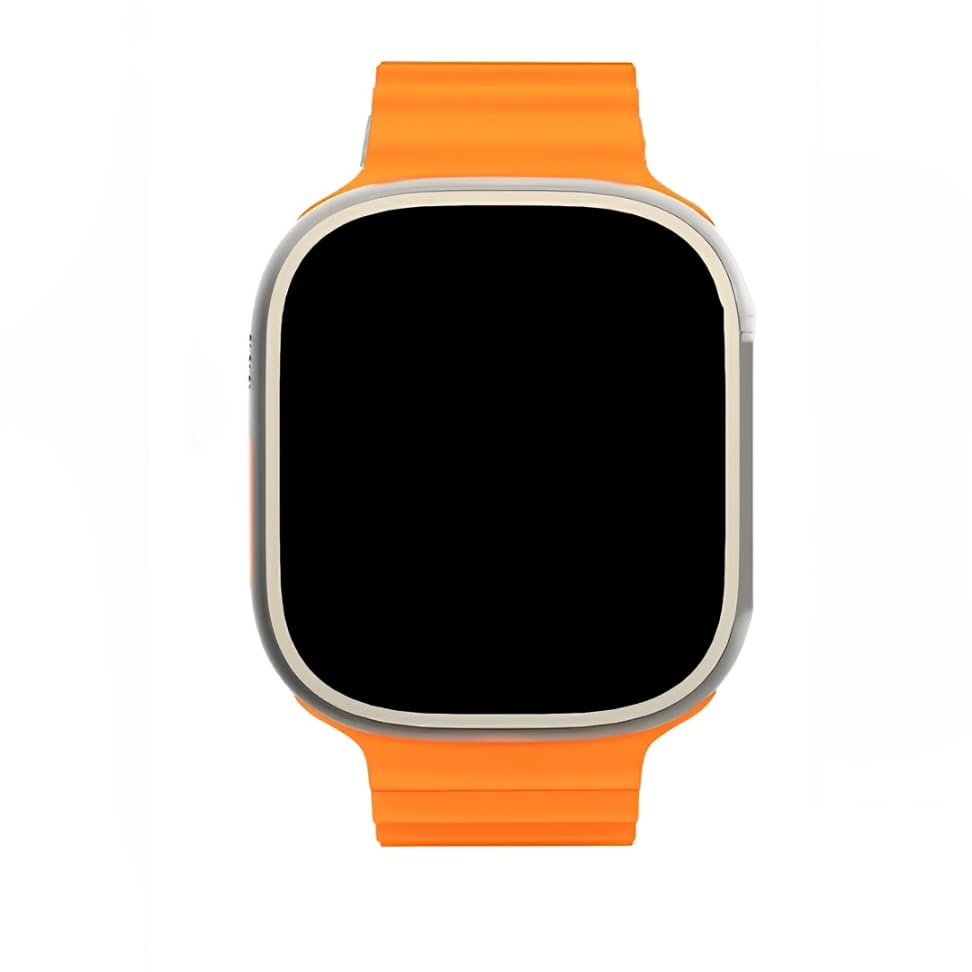 Hello Watch 3 Plus 4 GB Smartwatch AMOLED 2024 |Watch 9 Ultra| ChatGPT NFC Smart Watch For Men and Women(Black & White Strap)