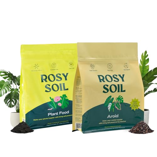 Rosy Soil Aroid Potting Mix & Plant Food Bundle