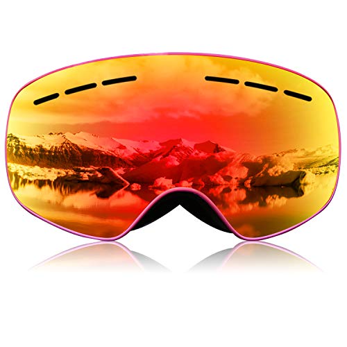 findway Kids Ski Goggles, Kids Snow Snowboard Goggles for Boys Girls Youth
