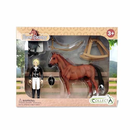 CollectA cavalier et cheval de tournoi figurine médiévale jouet miniature 84244