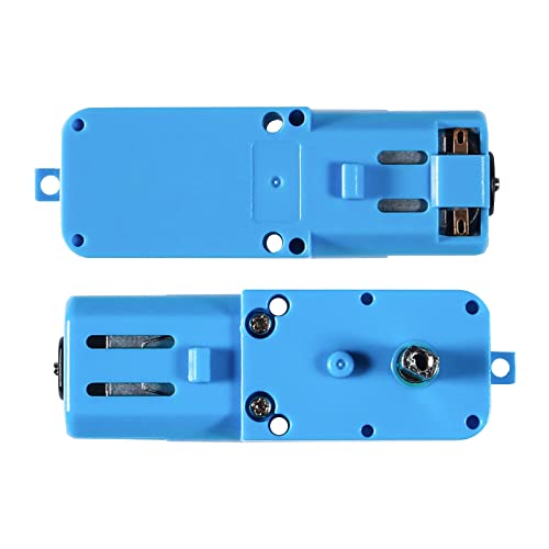 Dweii 6Pcs Tt Gear Motor 1 : 90 Mini Dc 6V Gear Tt Motor With Metal Gears For Robot Smart Car Diy Rc Toys Electric Motor Gearbox Blue #TOP2