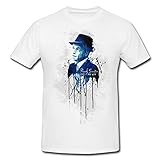 Frank Sinatra Premium Herren T-Shirt Motiv aus Paul Sinus Aquarell