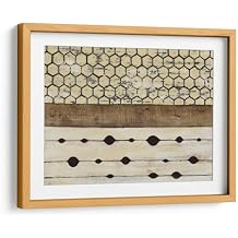 Canvas Lab | Dazzle II by Natalie Avondet | 15 x 11 in | Fine Art Framed Print, Frame Color Natural, With Mat