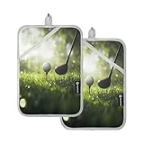 Rangement et entretien faciles : chaque manique est livrée avec une boucle de suspension pratique pour un rangement peu encombrant, gardant votre cuisine organisée. Pour de meilleurs résultats, laver à la main et sécher à l'air libre. Évitez le trempage prolongé ou l'exposition au soleil pour maintenir la couleur et prolonger la durée de vie