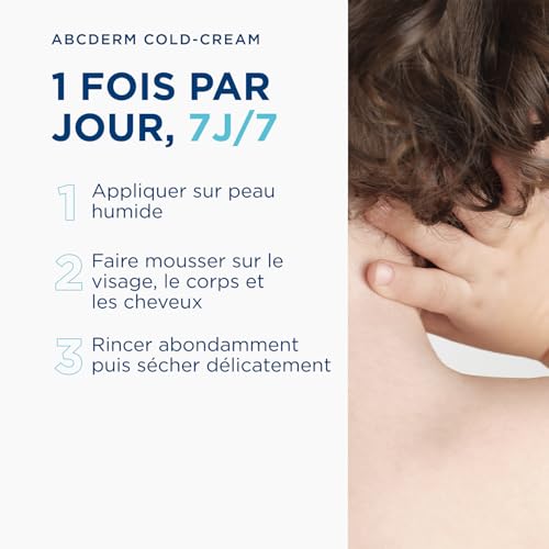 Crème Lavante Bébé Abcderm Bioderma Le Flacon À Pompe D' - vue 7