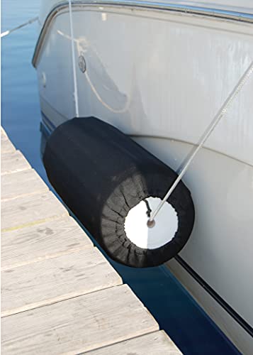 Premium Heavyweight Covers for Boat Fenders in 6 ½” x 23” and 8 ½” x 27” in Black and Navy - image 2
