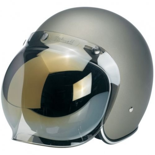 Biltwell Bubble - Visera de casco Jet color espejo/ahumado