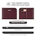TUCCH Wallet Case for iPhone 8 Plus/7 Plus, Kickstand PU Leather Flip Folio with Card Slot Holder Magnetic Closure [TPU Interior Case] Compatible with iPhone 7 Plus/8 Plus 5.5