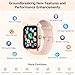 Smart Watch for Women Android & iPhone, Alexa Built-in, IP68 Waterproof Activity Fitness Tracker with Bluetooth Call (Answer/Make), 1.8
