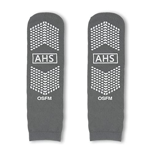 Ahs American Hospital Supply Grippy Socks – Hospital Socks Assorted Colors, One Size Fits Most, Polyester-Spandex Knit With Elastic Cuff | 6 Pairs Of Anti-Slip Socks #TOP2