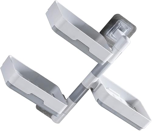 BESTonZON Pared adhesivo para hotel bar baño champú bandeja montada en la pared para múltiples niveles y soportes estante de capas práctico estante