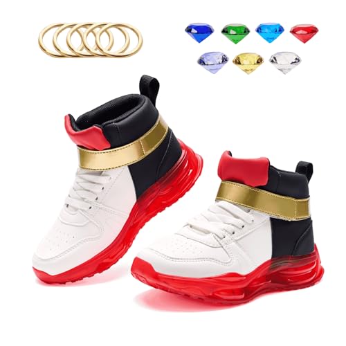 White Black Sneakers for Boys Girls Fashion Walking Shoes