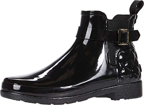 Hunter Footwear Women's Refined Chelsea Quilted Gloss Rain Boot