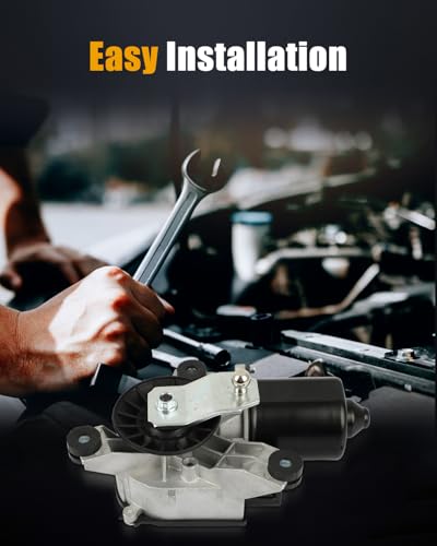 Image of ROADFAR Front Windshield Wiper Motor Fit for Chevrolet for S10 1998-2004 | For Chevrolet For Blazer|For GMC For Jimmy For Sonoma 1998-2004|For Isuzu|For Oldsmobile|Replace 40-1030|85-1030|5 Pins