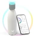 WATER.IO Smart Water Bottle - Hit Your Hydration Goals, Track Water Intake with Color Changing LED Reminder & Bluetooth Free App. Insulated Stainless Steel, BPA-Free 17oz.