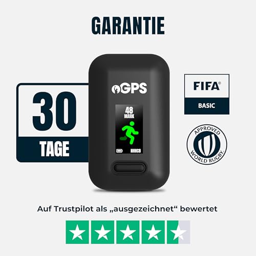 PitcheroGPS Fußball-Tracker & Weste – Erfasst 18 wichtige Leistungsmetriken – Beinhaltet EIN 60-Tage-Abonnement. Fußball-Trainingsausrüstung für Leistungs- und Fitness-Tracking (Jugend M)