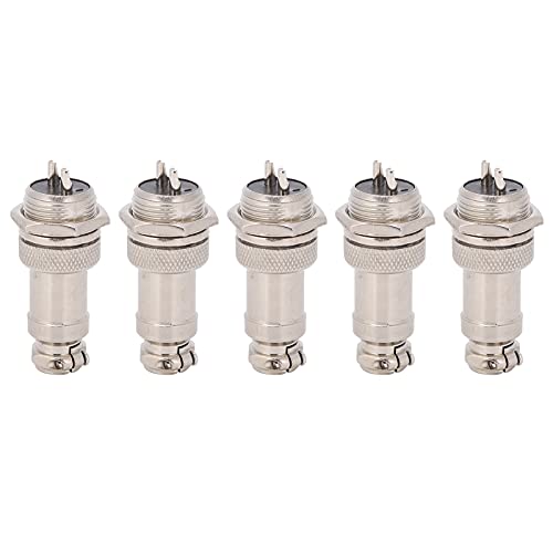 Conector Aviation Plug Metal GX16 16 mm 2 pines miniatura 1