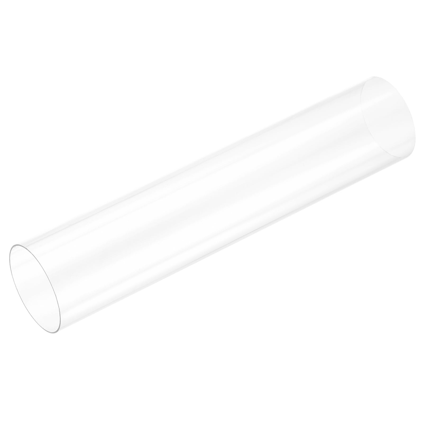 uxcell Rigid Round Clear Tubing 50mm(2") ID x 52mm(2 1/16") OD x 0.8Ft(250mm) Length Plastic Tube