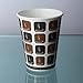 Produktbild 50 Disposable 8oz Mocha Paper Coffee Cups