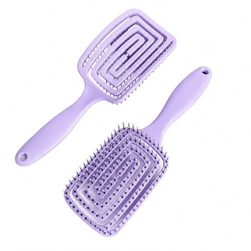 Image of 3D Detangling Hair Brush for Women & Men- Anti Hair Fall Comb for Curly Wavy & Straight Hair Detangler Hair Brush Styling Comb Brush Scalp Massager for Women Tangle Free