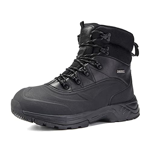 Shulook Men's Waterproof Hiking Boots Anti-Slip Lightweight Outdoor Mid Top Ankle Boot For Men Breathable Hiker Trekking Trails Shoes #TOP20