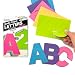 ArtSkills Jumbo Neon Poster Letters and Numbers, Arts and Crafts Supplies, Repositionable Letters, 4 Inches, 180 Pieces (PA-1426)