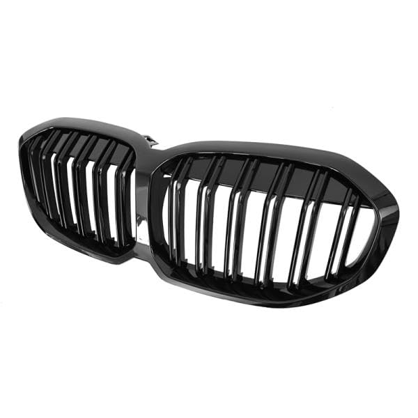 Sport Doppelsteg Kühlergrill hochglanz schwarz glanz kompatibel mit BMW 1er F40