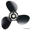 12 1/2 x 13 Replace OEM#763461 Aluminum Outboard Boat Propeller for BRP,Johnson,Evinrude OMC SternDrive 40-75HP 13 Spline Tooth 12.5dia x 13 Pitch Boat Propeller RH